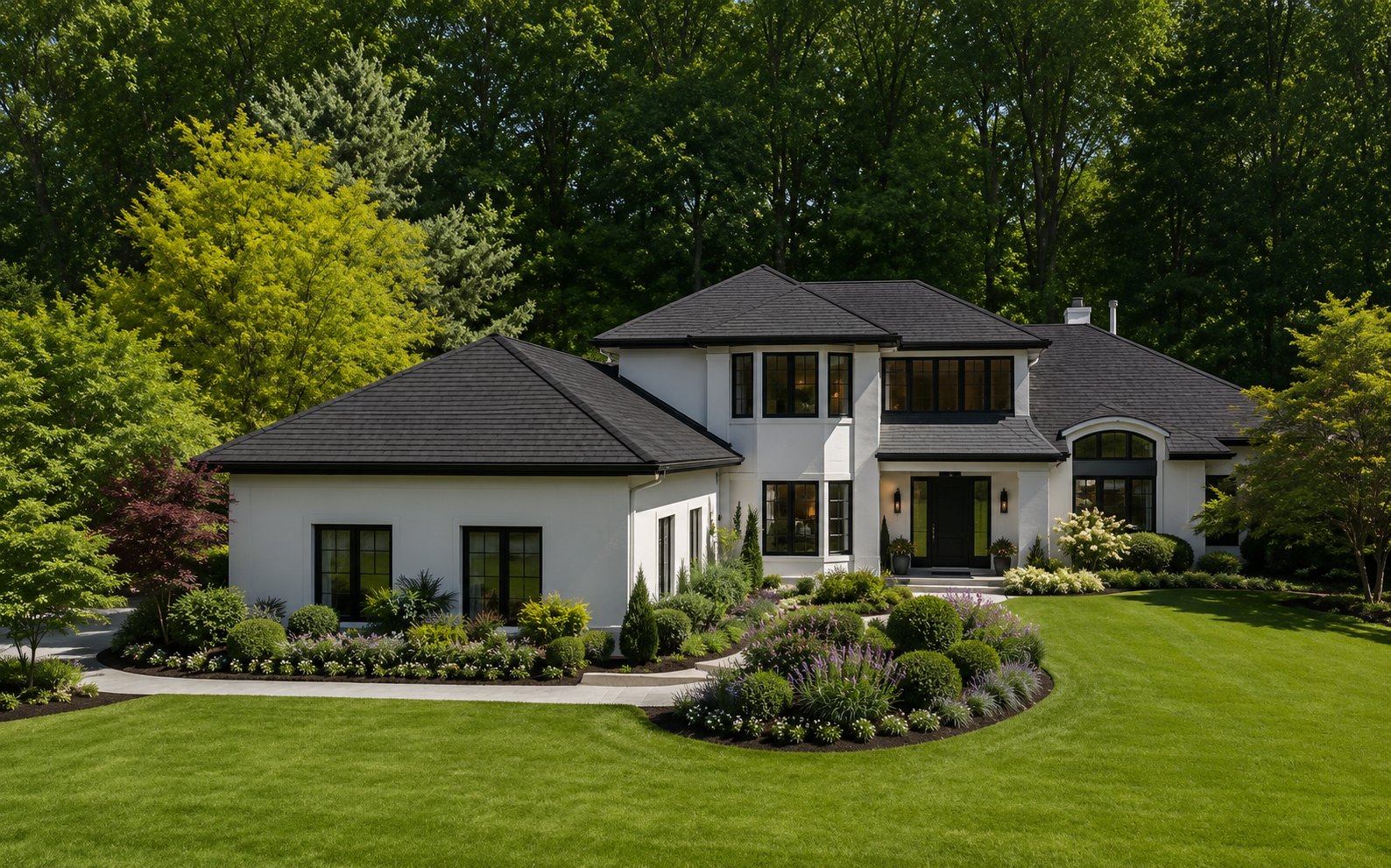 Exterior — completed rendering, Potomac MD